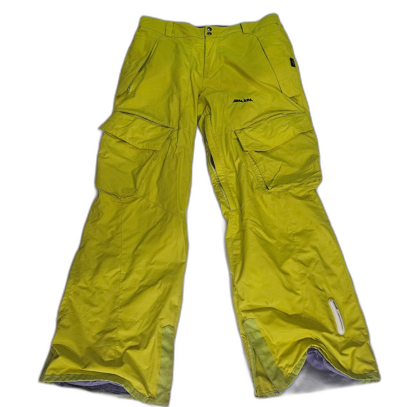 Armada Mega Rex 20000 Snowboard Pants Ski Snow Electric Yellow Men's Large - Picture 2 of 16